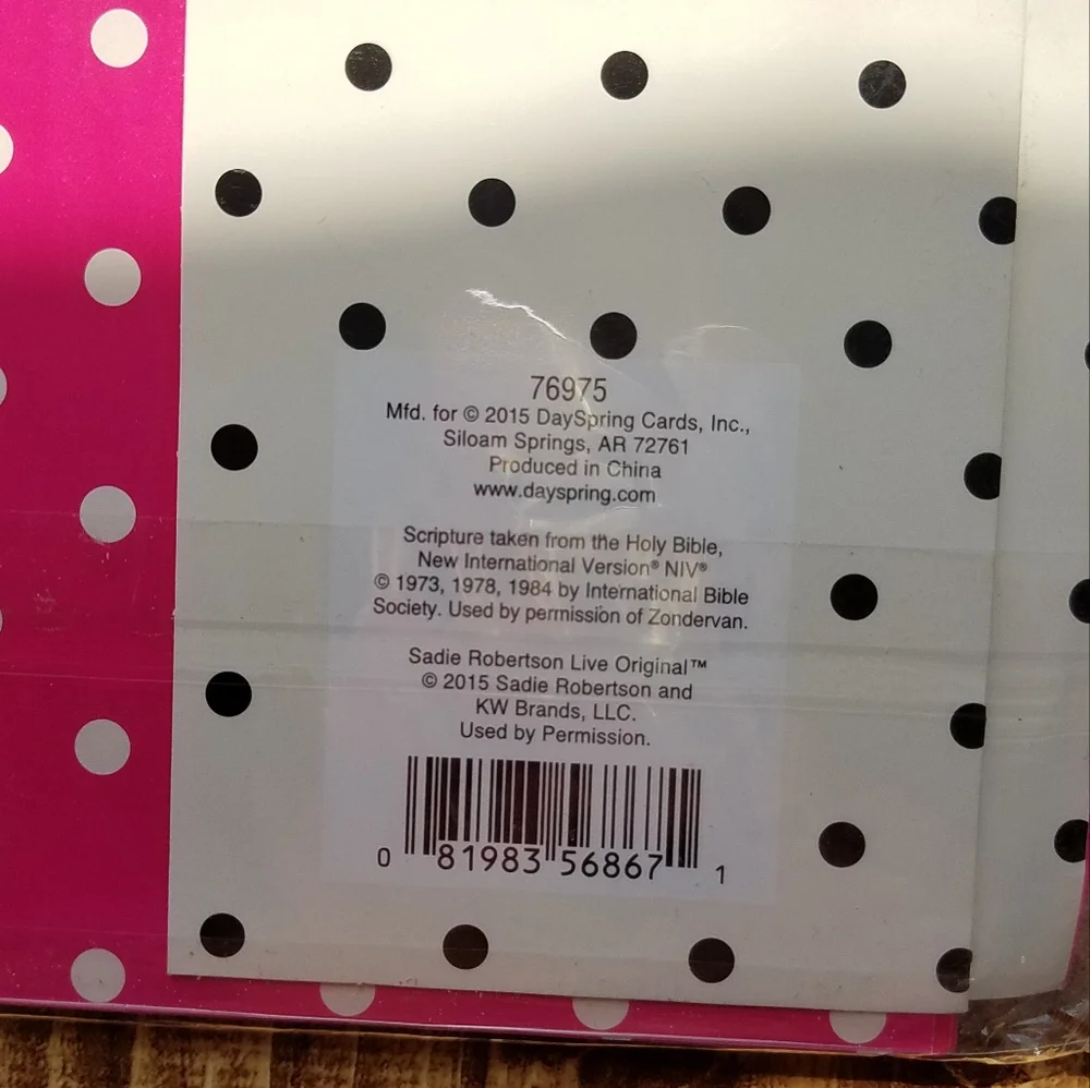 Dayspring Sadie Robertson Huff Pink Notebook Tab Dividers Set Live Original LO